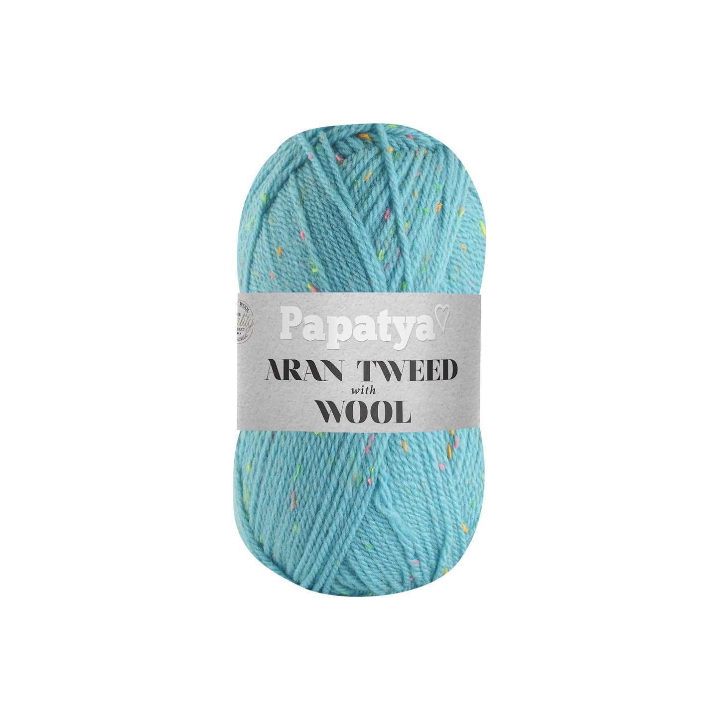Papatya Aran Tweed with Wool Mint (5625)