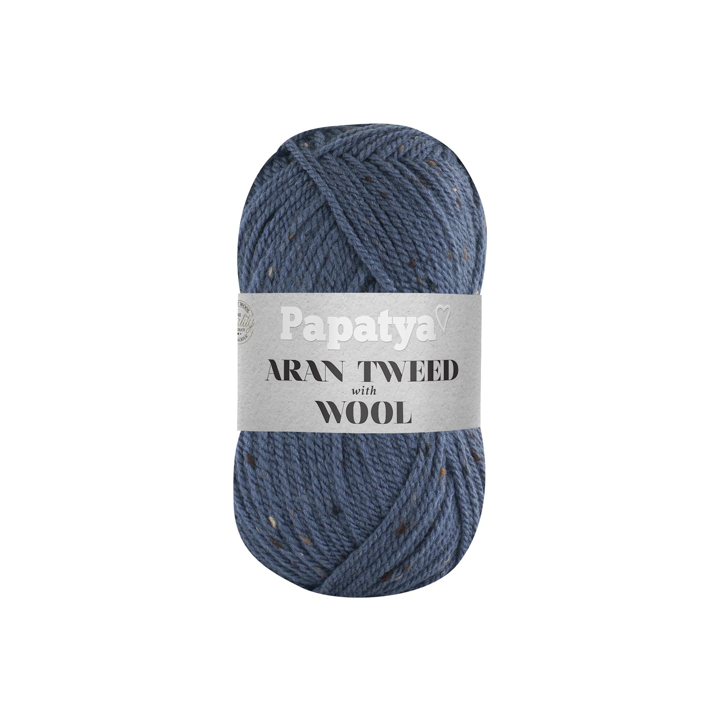 Papatya Aran Tweed with Wool Denim (5680)
