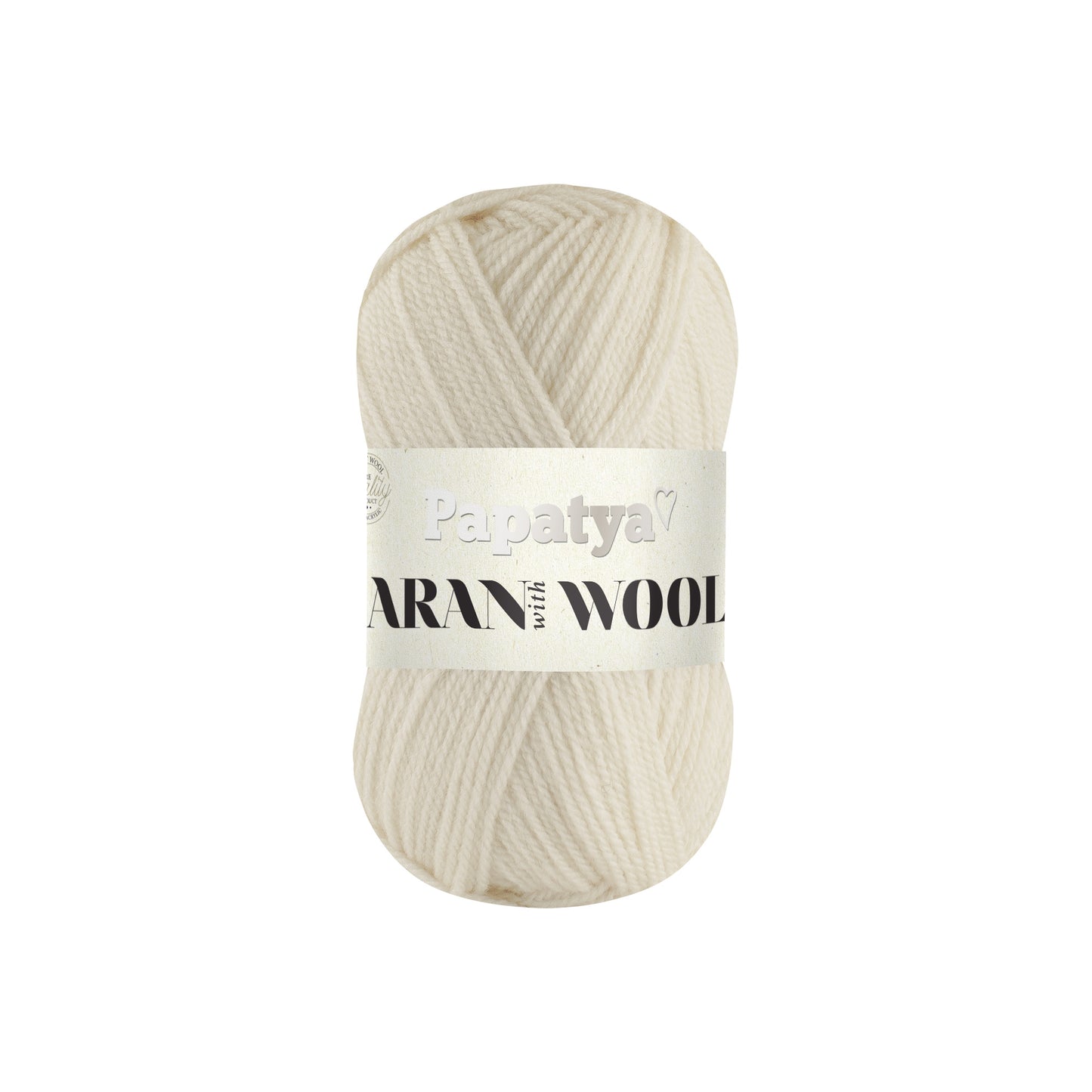 Papatya Aran with Wool Ivory (1400)
