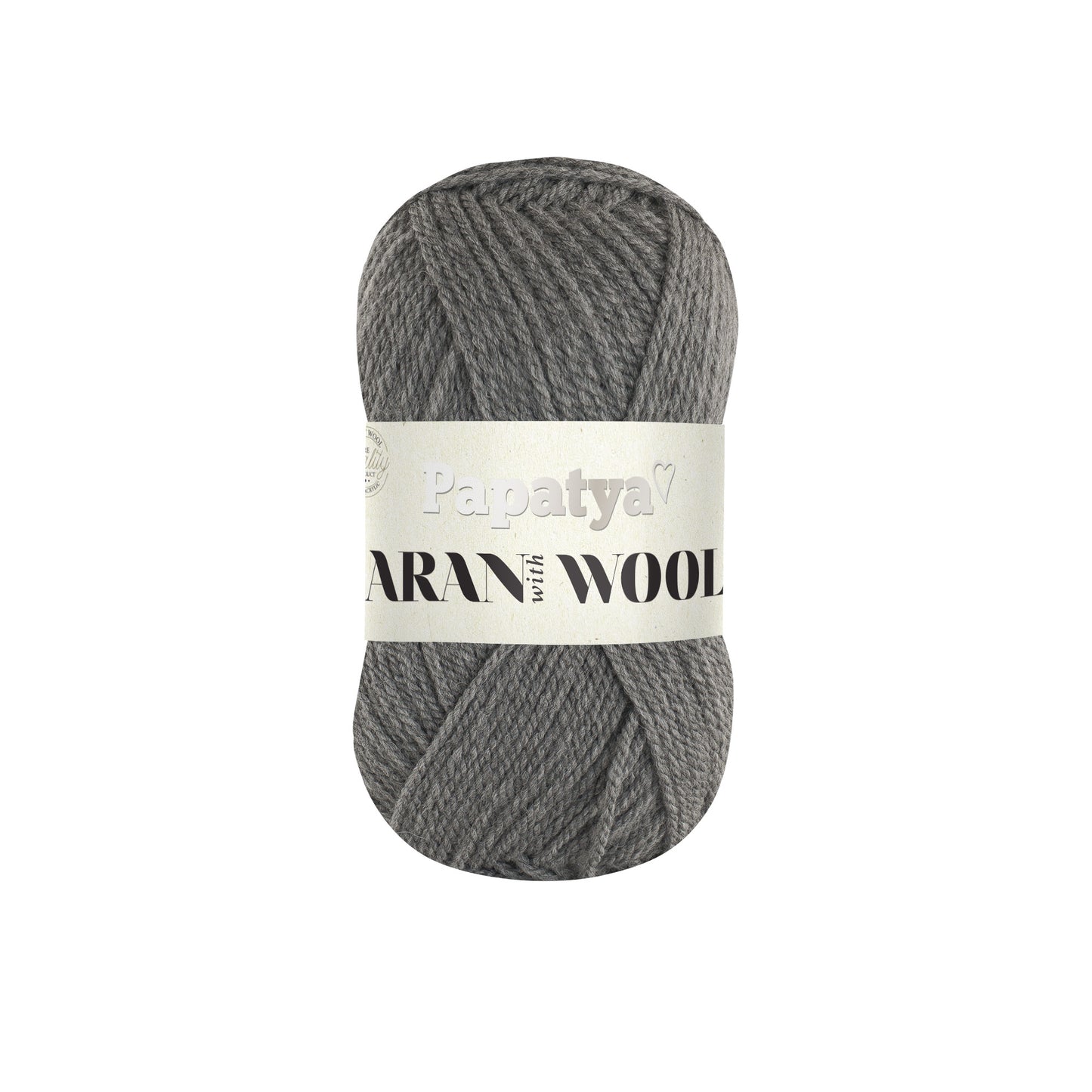 Papatya Aran with Wool Light Grey (2150)