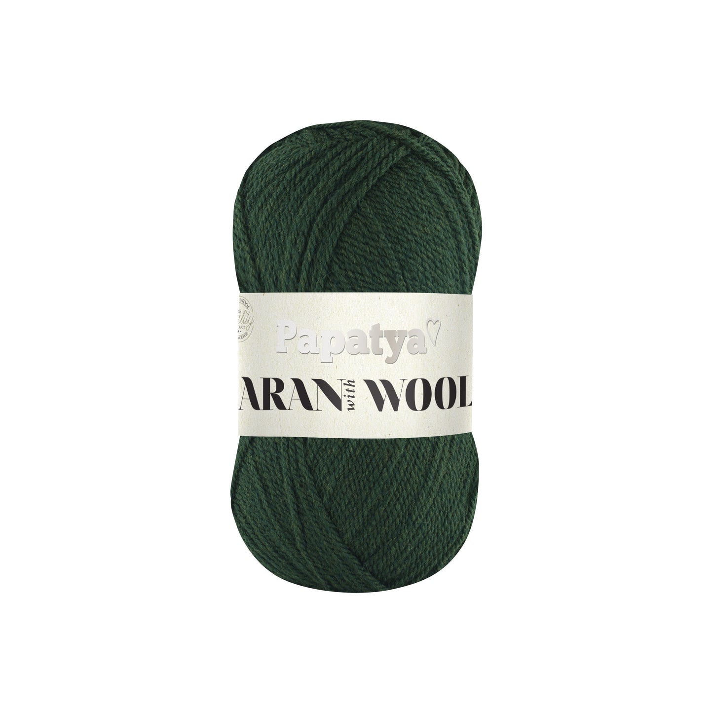 Papatya Aran with Wool Bottle Green (56150)