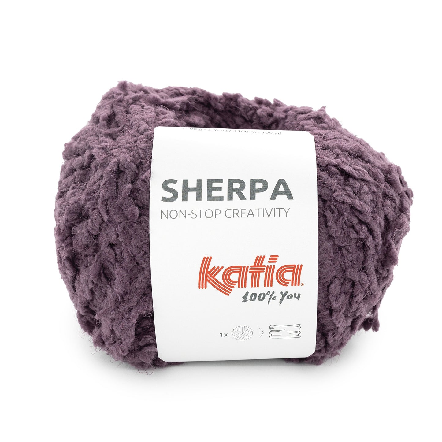 Katia Sherpa Mauve (103)