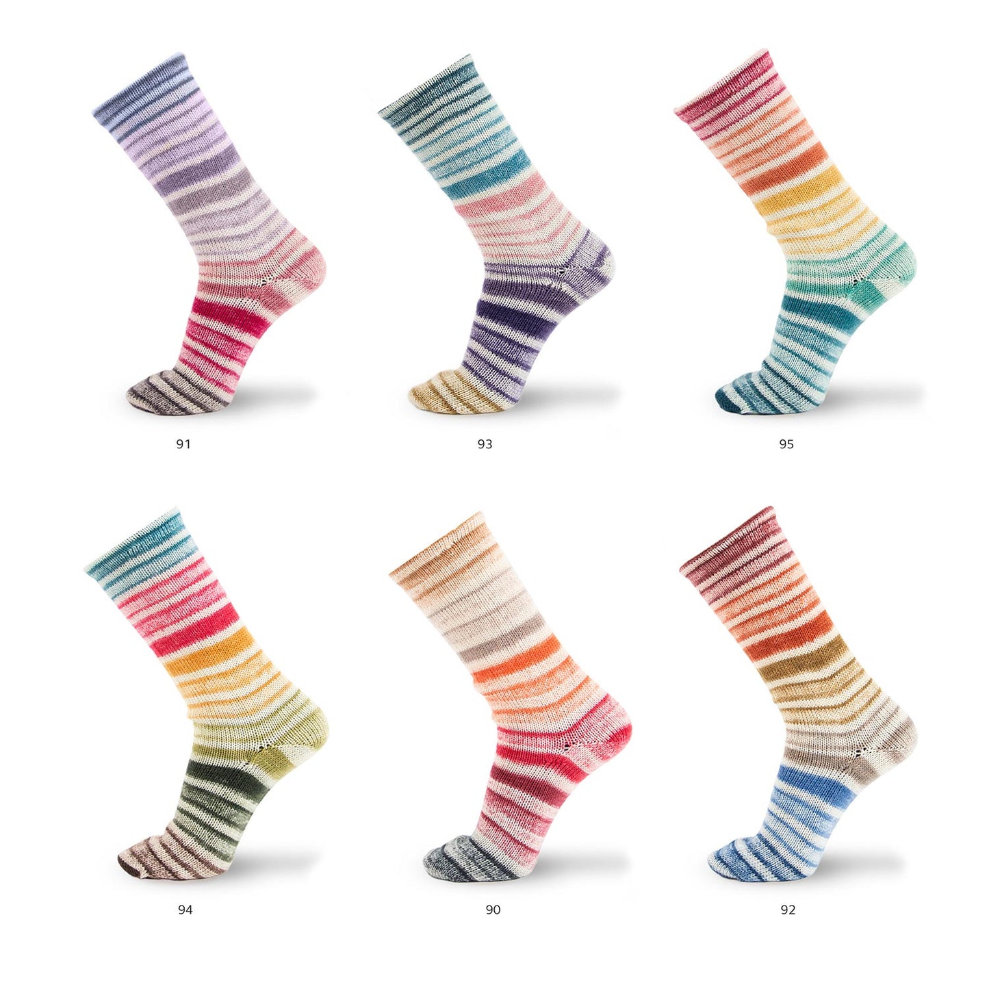 Katia Concept 4 Ply Symmetric Socks and More Infinity Fire and Water (92)