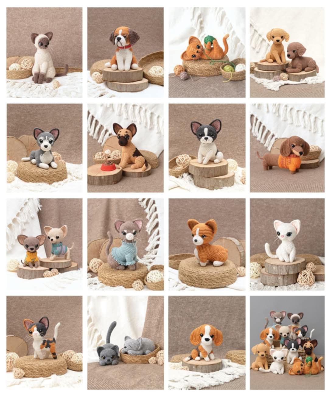 Amigurumi Honden en Katten