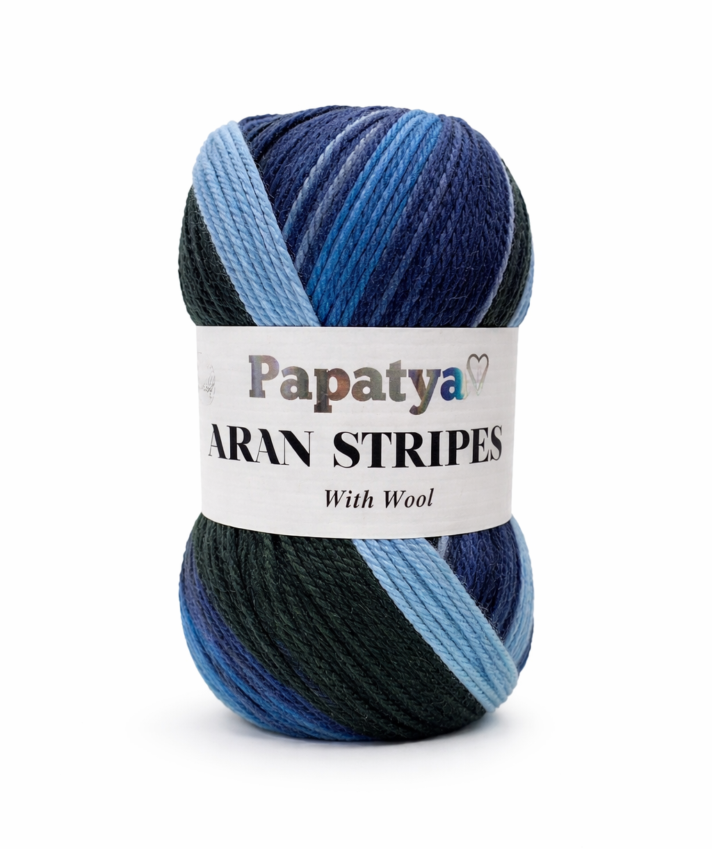 Papatya Aran Stripes Waterfall (07)