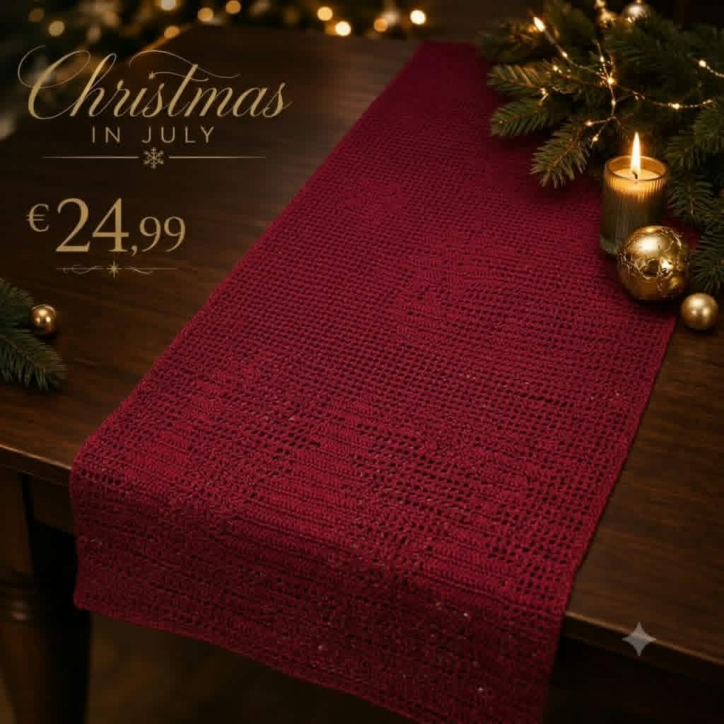 Filet "christmas in july" tafelloper ROOD (by Mr. Cey)