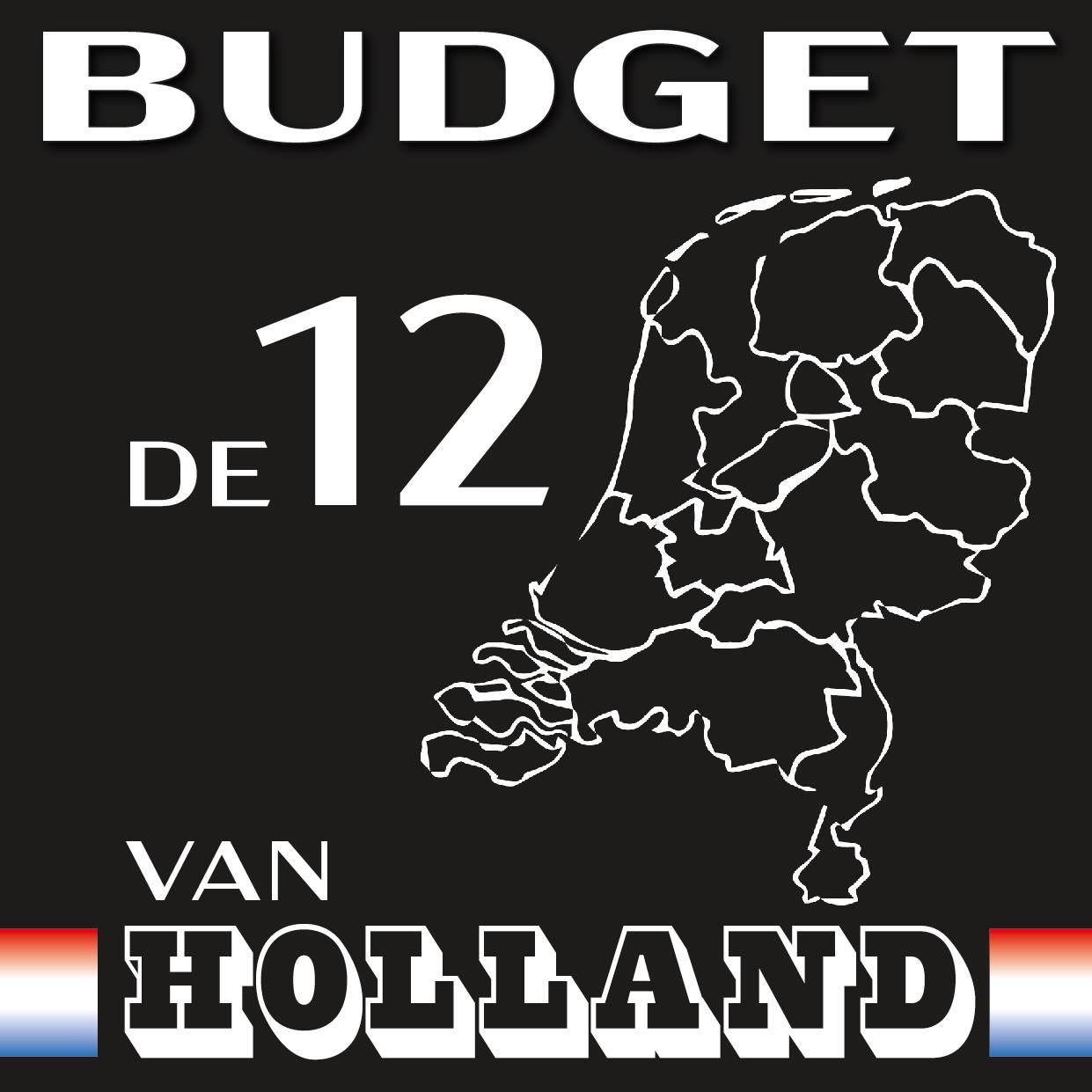 De 12 van Holland CAL 2021 (Black) - Acryl -Budget
