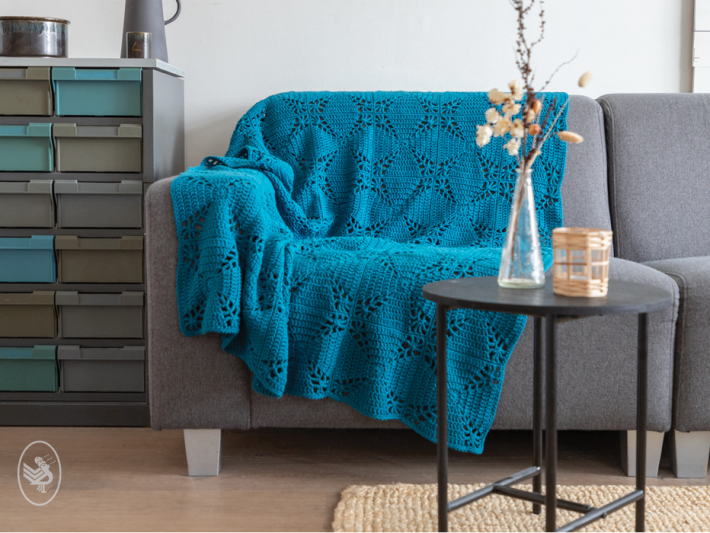 Lucky Star Blanket (12 x Petrol / 375)