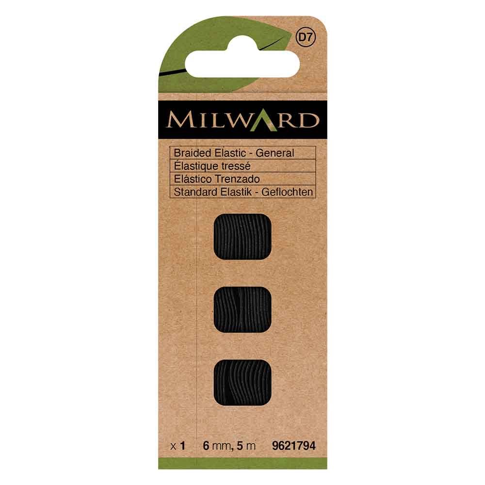 Milward Directoire elastiek 6 mm zwart