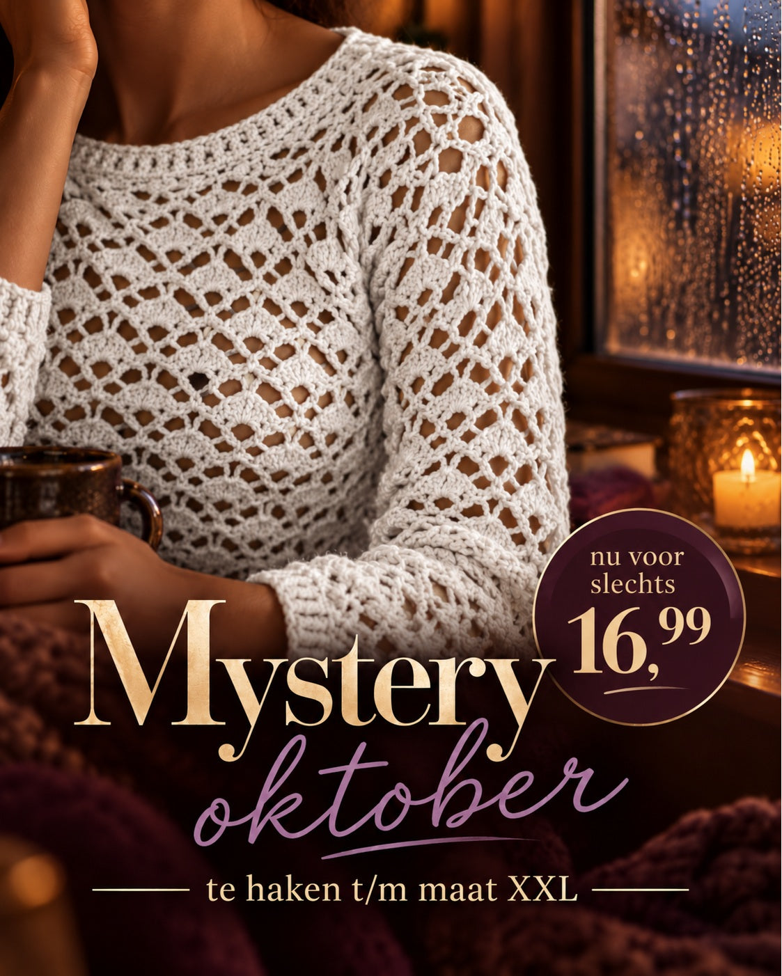 Mystery Oktober Damestrui Licht grijs