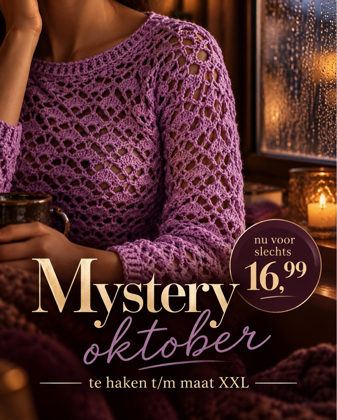 Mystery Oktober Damestrui Paars