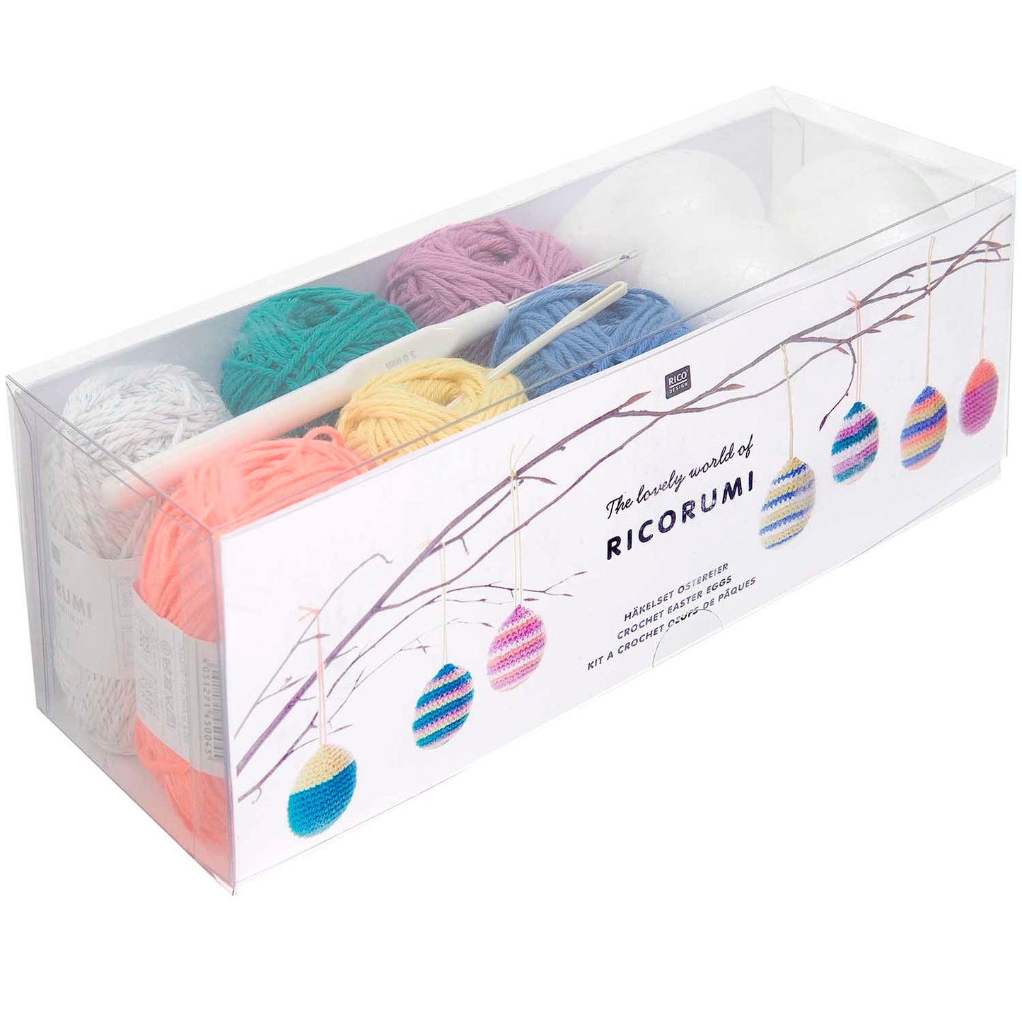 Ricorumi haakpakket paaseieren Pastel