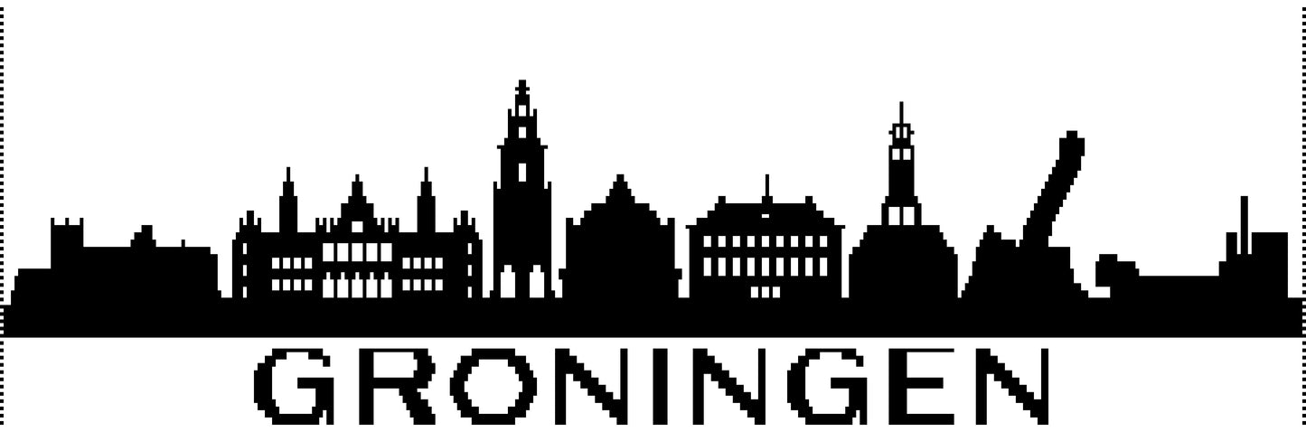 Skyline Groningen (Haakpatroon)