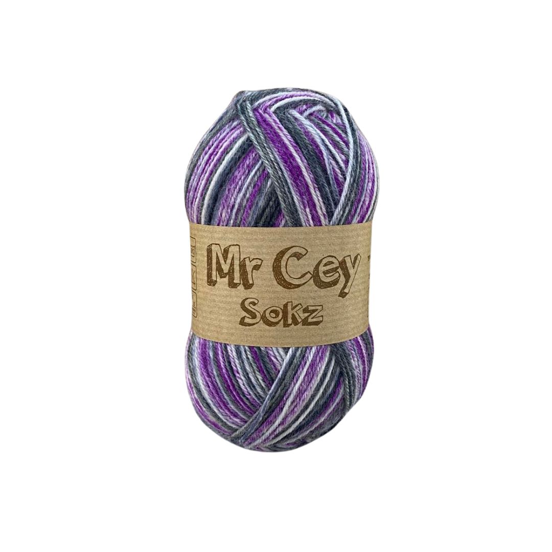 Mr. Cey Sokz 4 Ply Aquarel