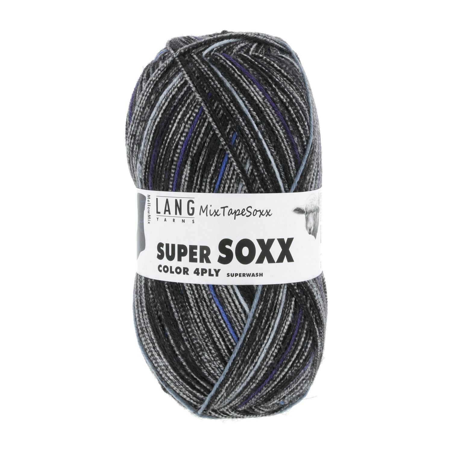 Super Soxx Color 4 ply MixTapeSoxx