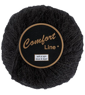 Lammy Yarns Comfort Line Plus Black (001)