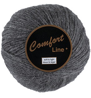 Lammy Yarns Comfort Line Plus Grey (002)