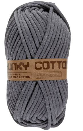 Lammy Yarns Chunky Cotton Grey (002)