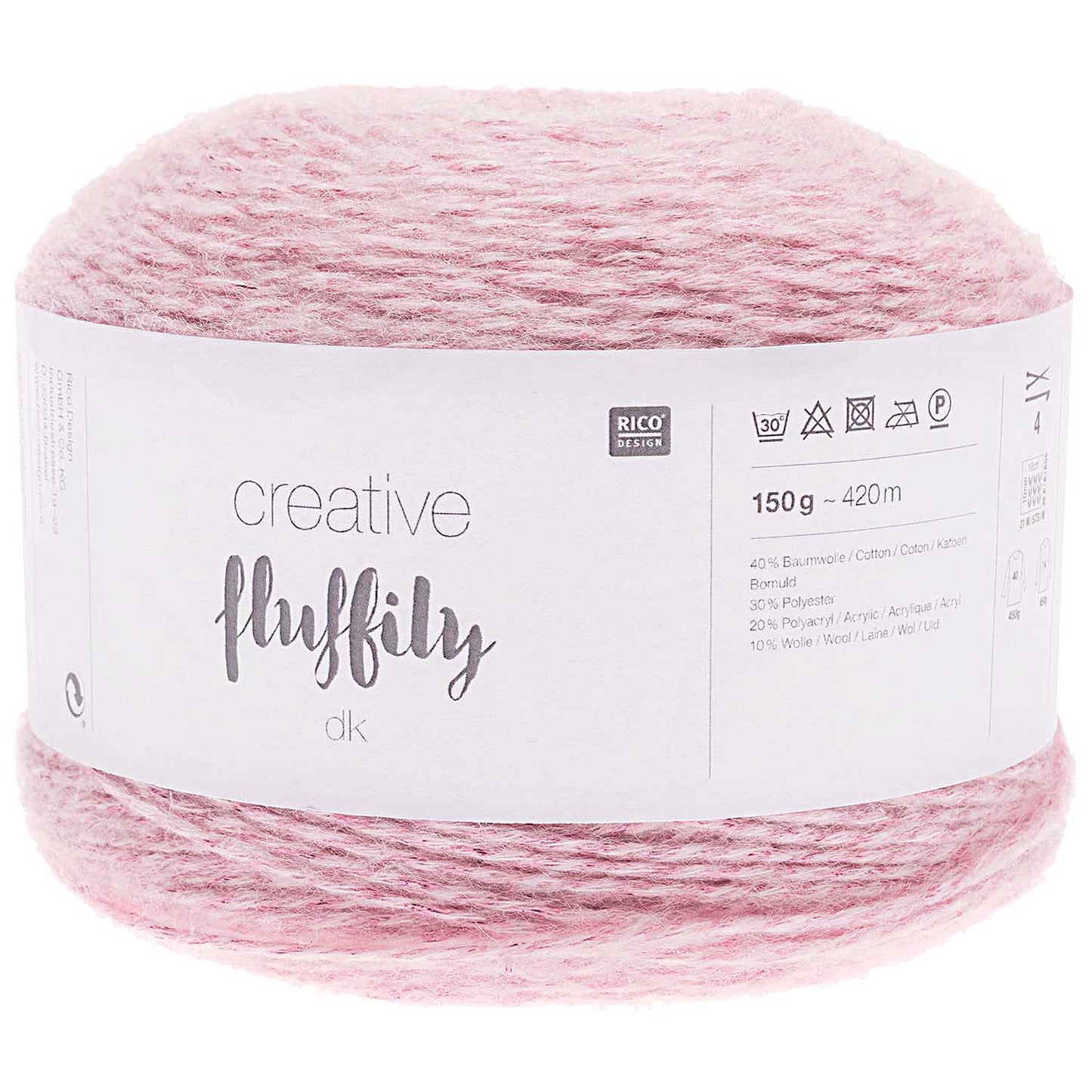 Rico Design Creative Fluffily Pink (004)