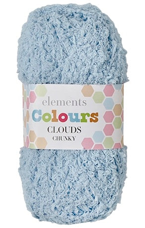 Colours Clouds Chunky Blue (005)