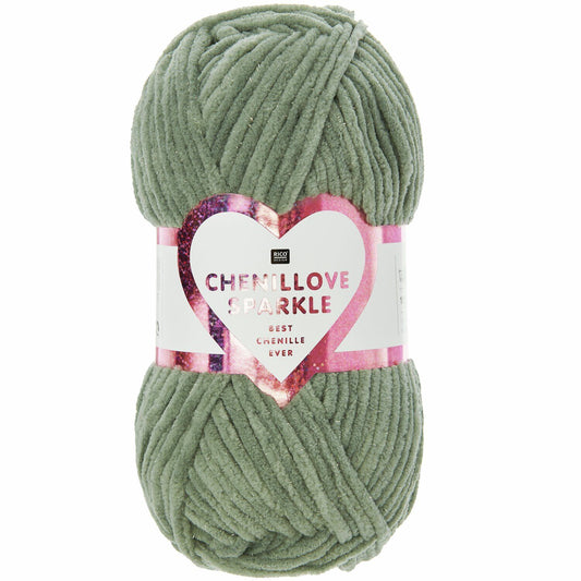 Rico Design Creative Chenillove Sparkle Sage (005)