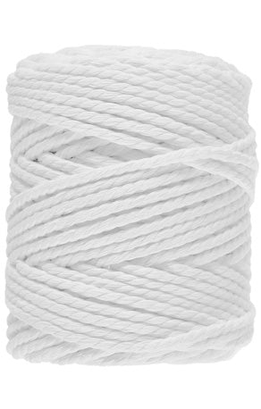 Lammy Yarns Macrame 10 (5mm) White (005)