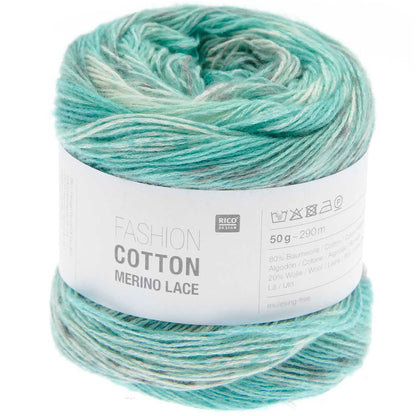 Rico Design Fashion Cotton Merino Lace Aqua (006)