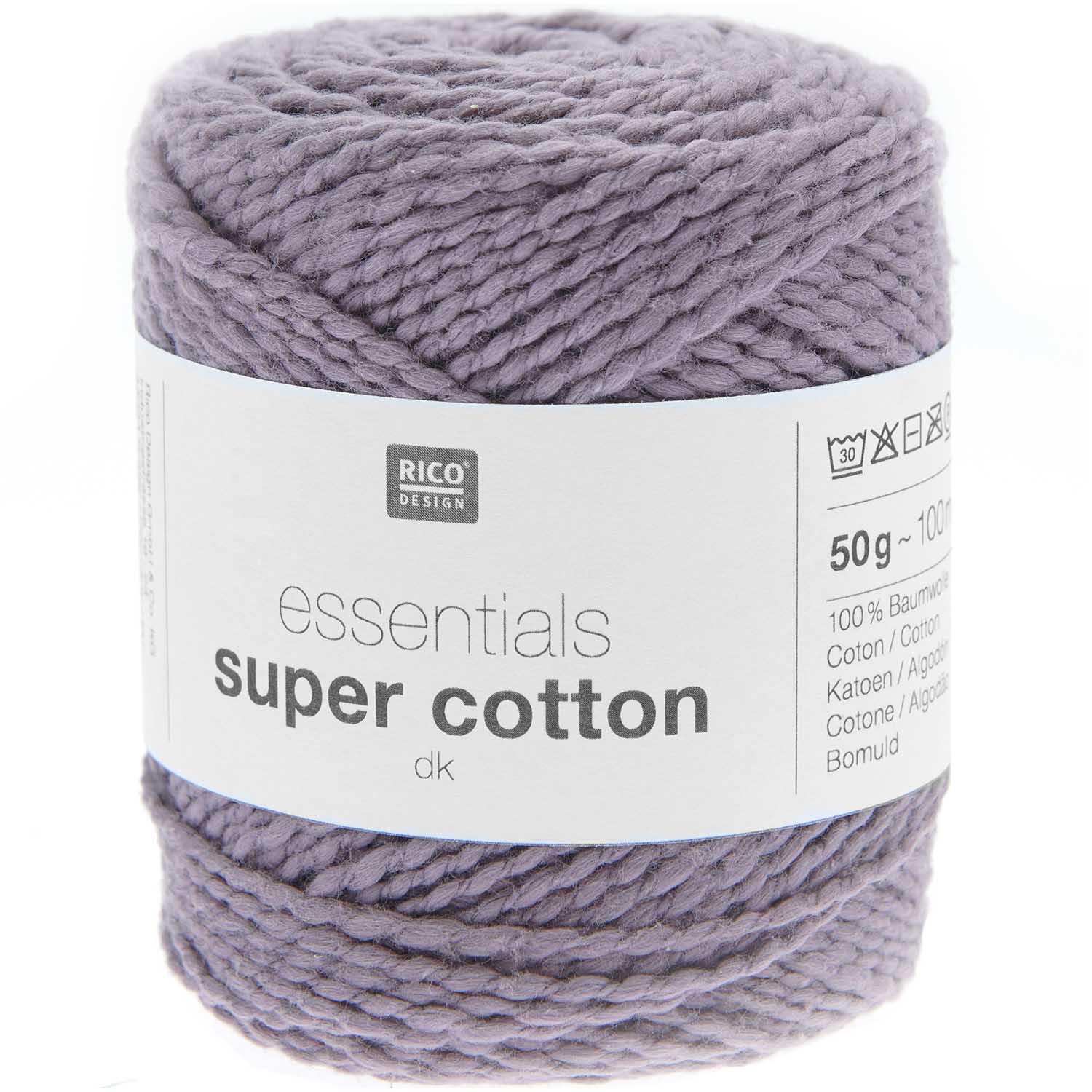 Rico Design Essentials Super Cotton DK Mauve (009)