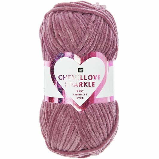 Rico Design Creative Chenillove Sparkle Old Rose (009)