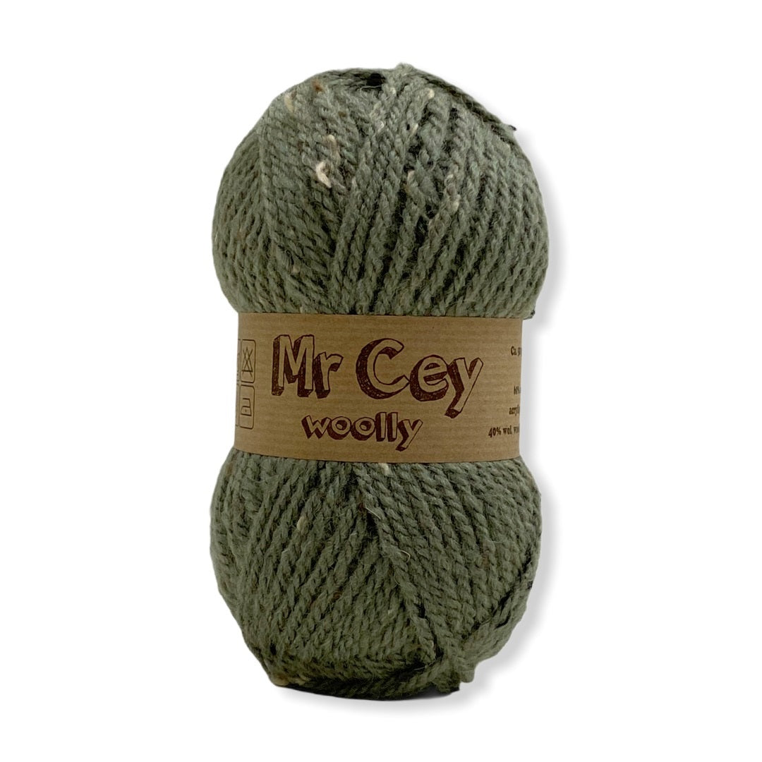 Mr. Cey Woolly Tweed Sage (709)