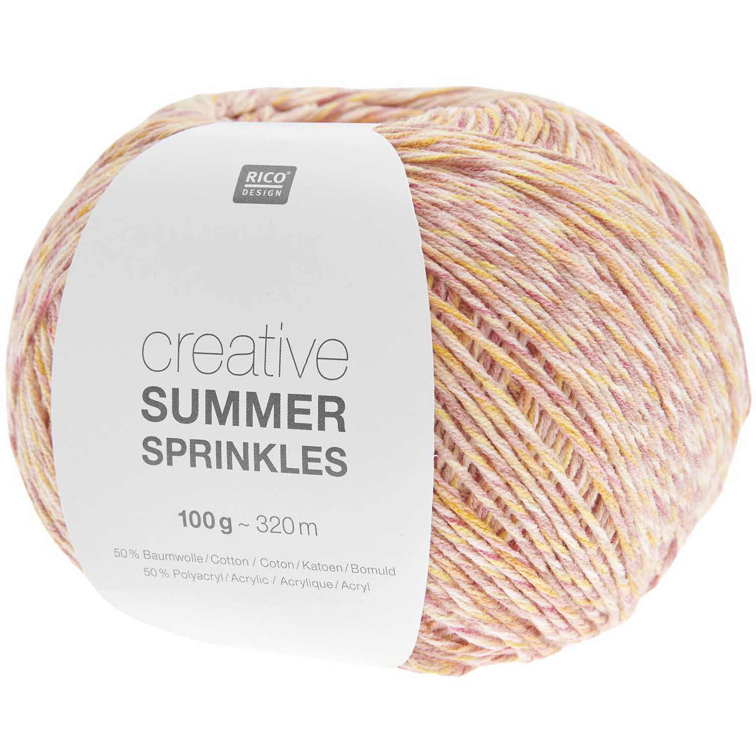 Rico Design Creative Summer Sprinkles Peaches (010)