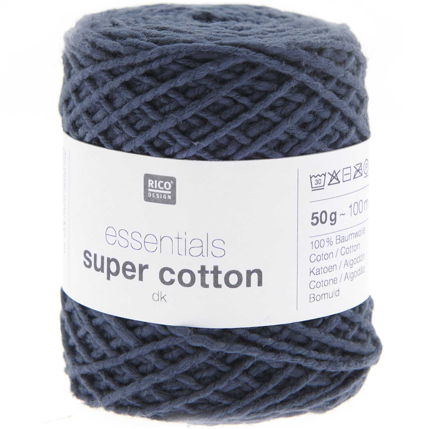 Rico Design Essentials Super Cotton DK Dark Sea (012)