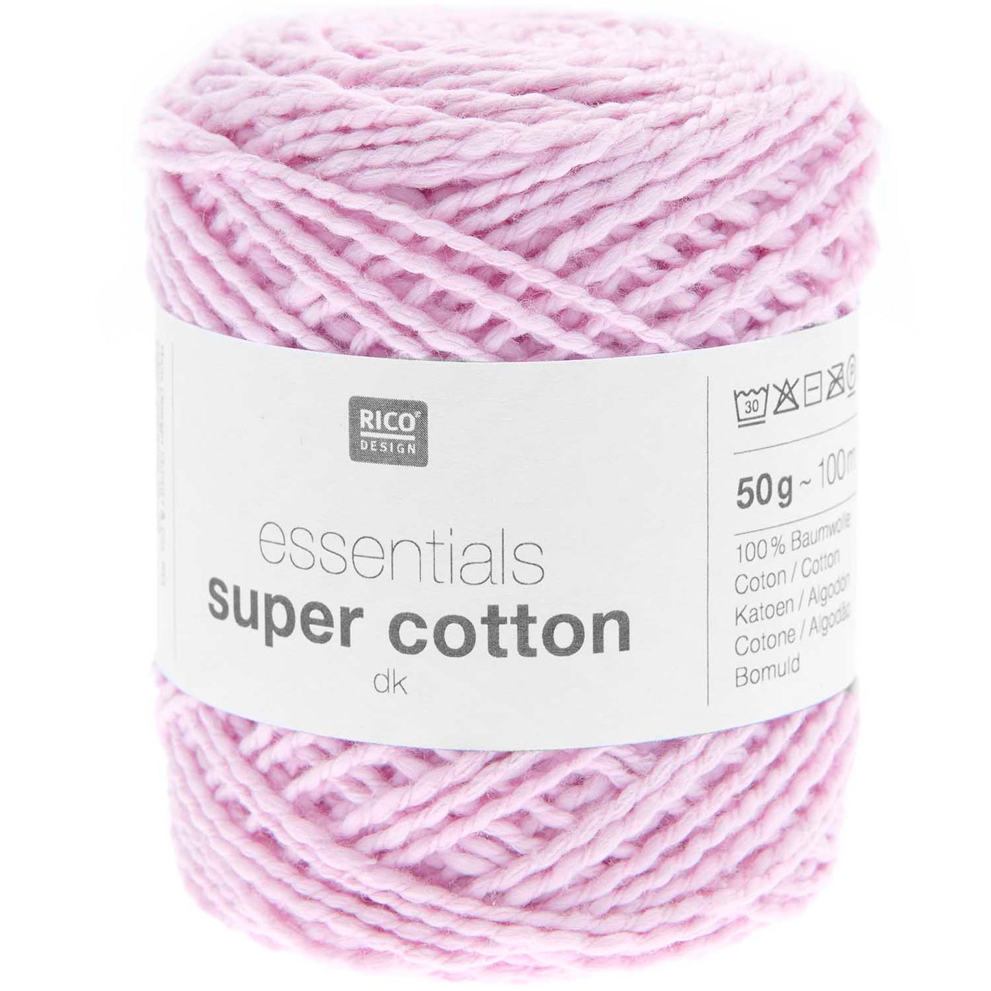 Rico Design Essentials Super Cotton DK Rose (015)