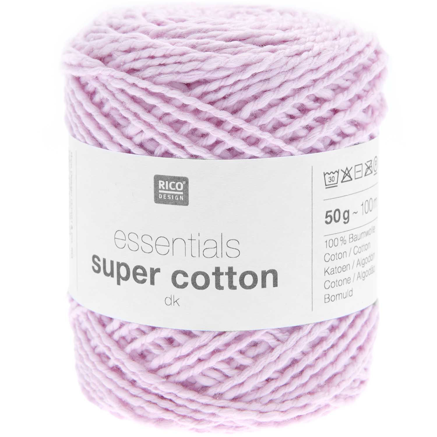 Rico Design Essentials Super Cotton DK Rose (015)