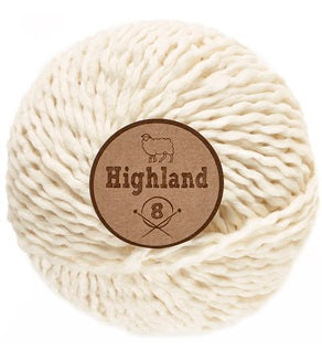 Lammy Yarns Highland 8 Creme