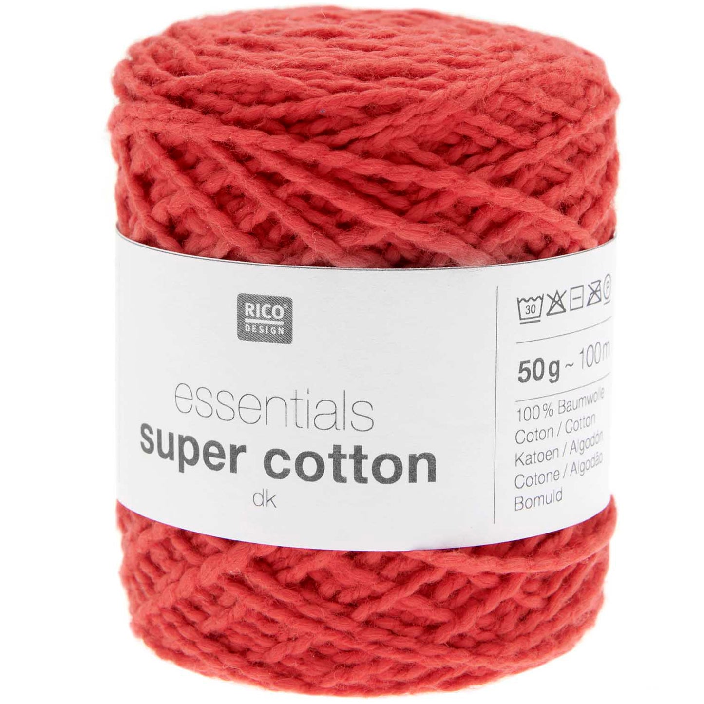 Rico Design Essentials Super Cotton DK Red (016)