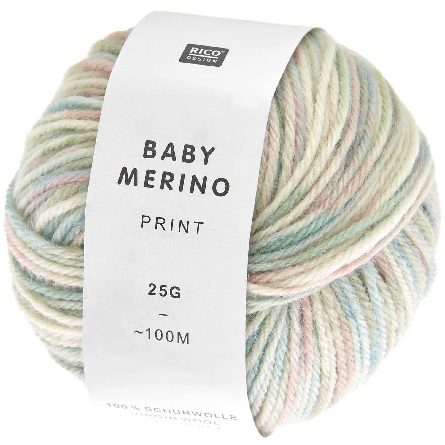 Rico design Baby Merino Print Pastel (017)