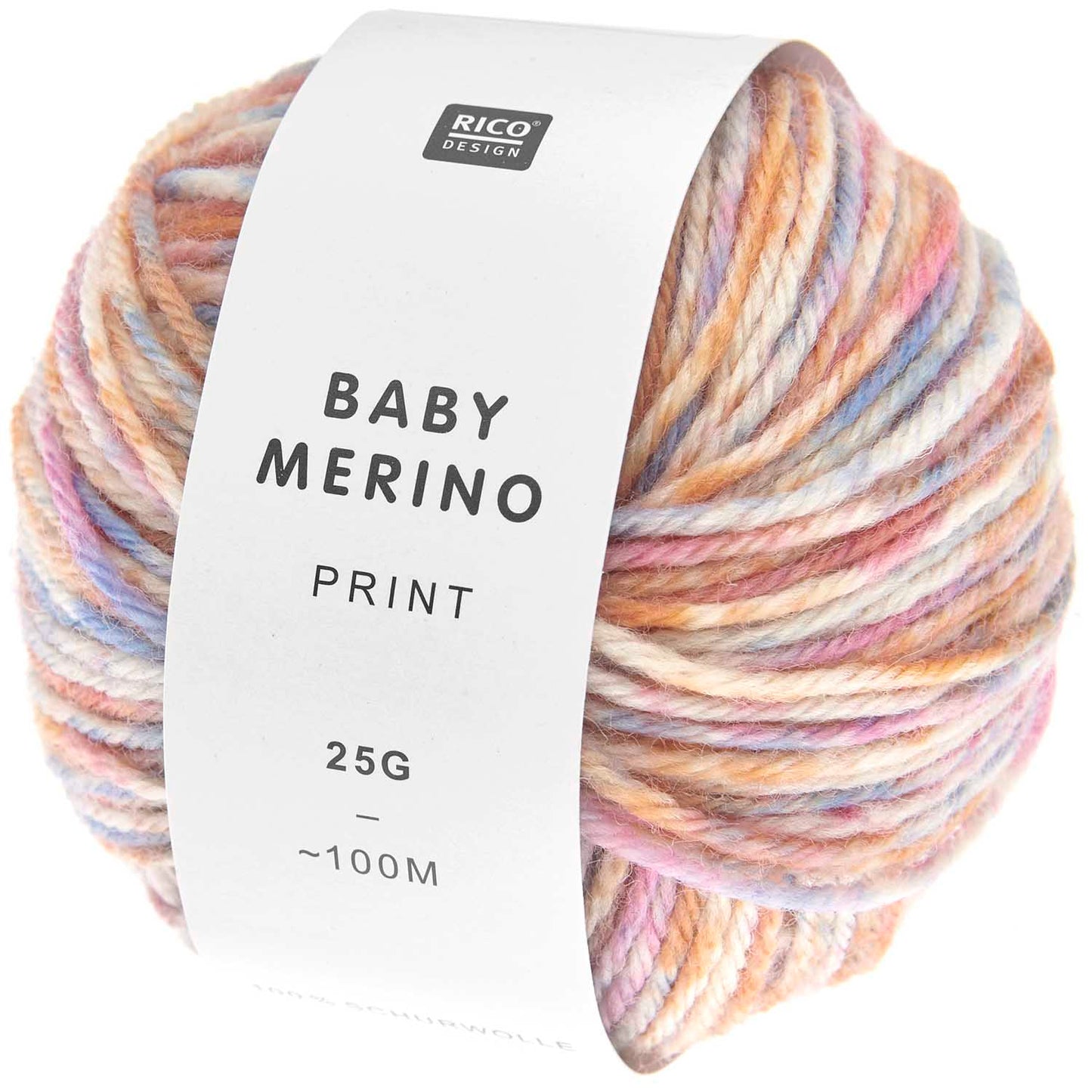 Rico design Baby Merino Print Flowers (019)