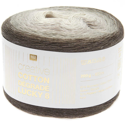 Rico Design Creative Cotton Dégradé Lucky 8 Natuur (019)