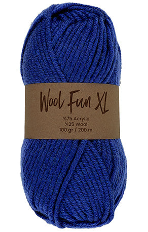 Lammy Yarns Wool Fun XL Royal Blue (019)