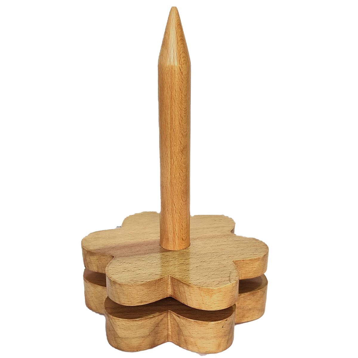 Durable Yarn Holder Flower Beukenout