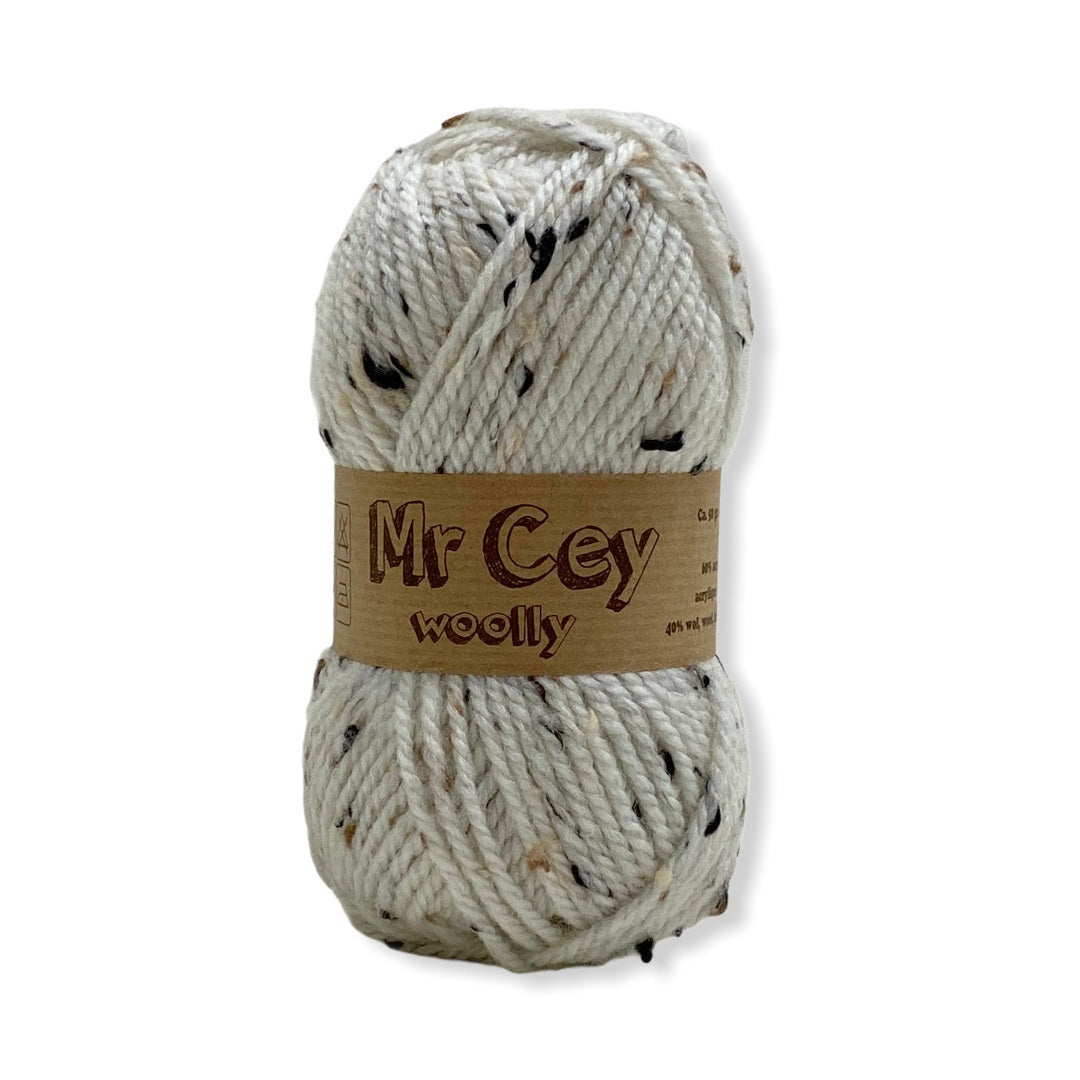 Mr. Cey Woolly Tweed Cream (724)