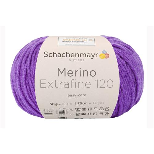 Schachenmayr Merino Extrafine 120 Paars (147)