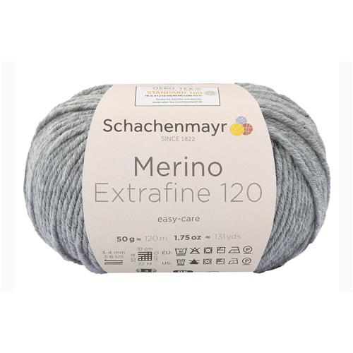 Schachenmayr Merino Extrafine 120 Muisgrijs (191)