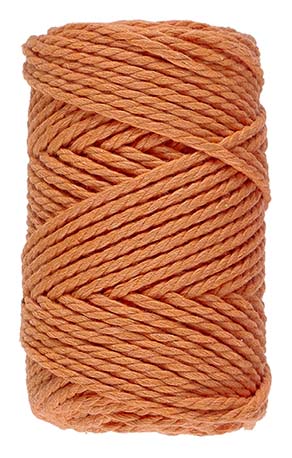 Lammy Yarns Macrame 8 (3mm) Orange Juice (041)