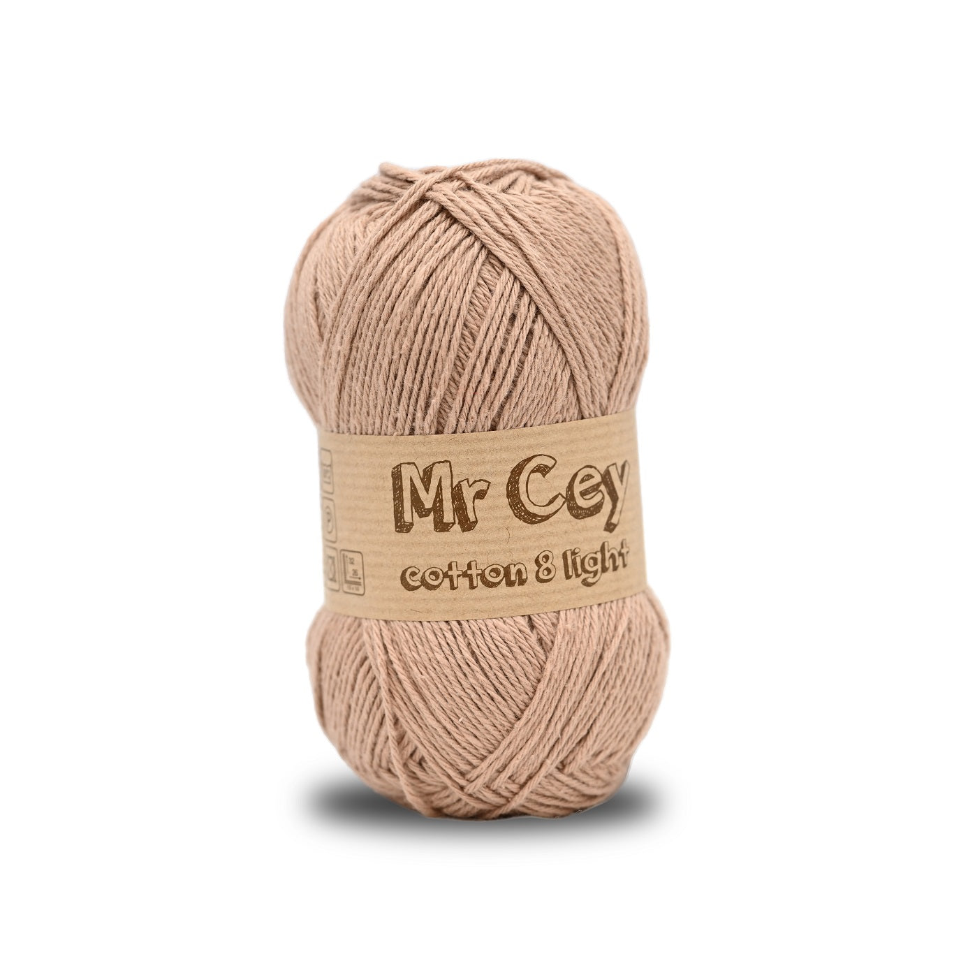 Mr. Cey Cotton 8 Light Coffee and Cream (046)