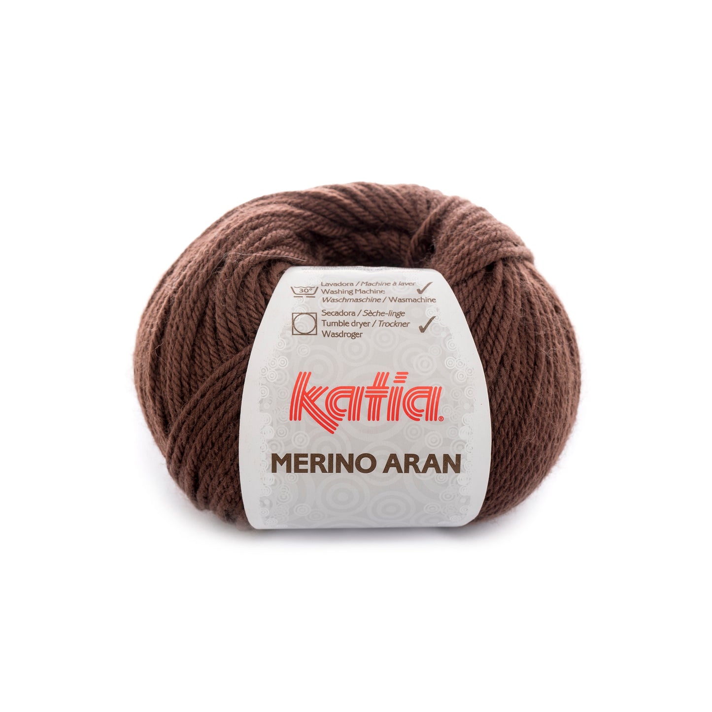 Katia Merino Aran Dark Brown (46)