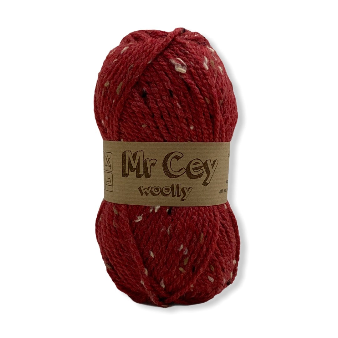 Mr. Cey Woolly Tweed Brick (749)