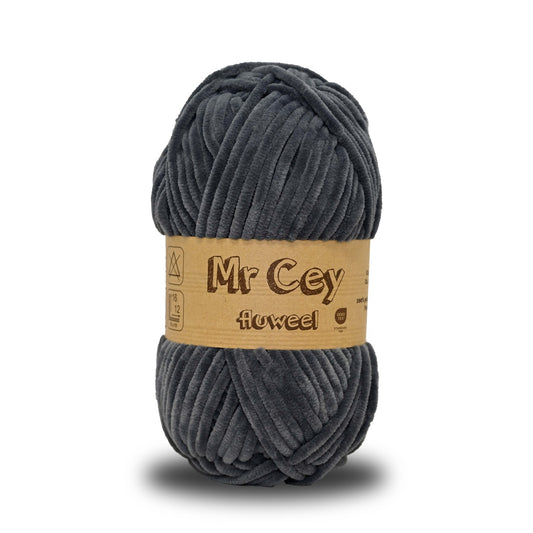 Mr. Cey Fluweel Charcoal (070)