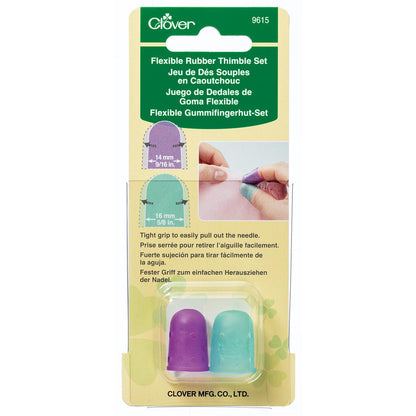 Clover Flexible Rubber Thimble set